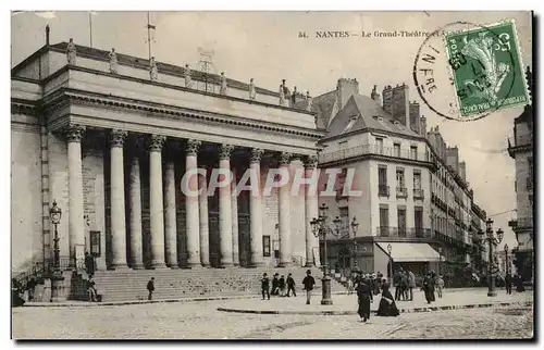 Cartes postales Nantes Le grand Theatre