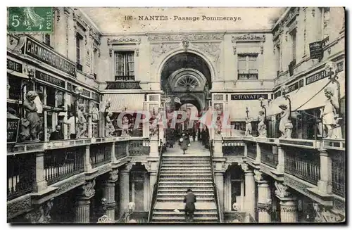 Cartes postales Nantes passage Pommeraye