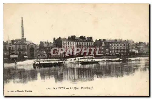 Cartes postales Nantes Le quai Richebourg