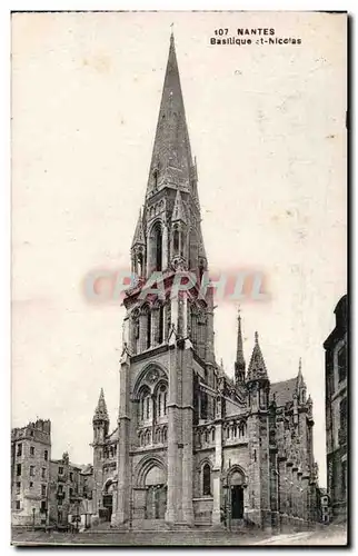 Cartes postales Nantes Basilique St Nicolas