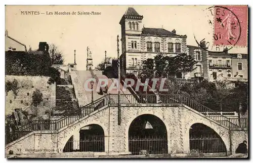 Cartes postales Nantes Les marches de Sainte Anne