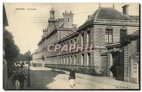 Nantes Ansichtskarte AK Le lycee