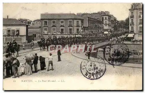 Nantes Cartes postales Le pont Morand (Dragons cuirasses)