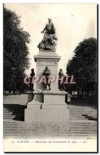 Nantes Ansichtskarte AK Monument des Combattants de 1870