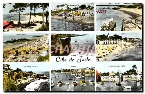 Cartes postales moderne Cote de Jade Brevin Prefailles Ste Marie sur Mer Tharon Pornic Bernerie Saint Miche Chef chef