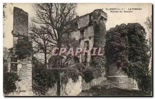 Clisson Ansichtskarte AK Le chateau Ruines du donjon