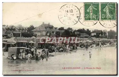 Le pouliguen Ansichtskarte AK L&#39heure du bain