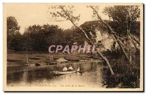 Ansichtskarte AK Chateau Thebaud Les bords de la maine