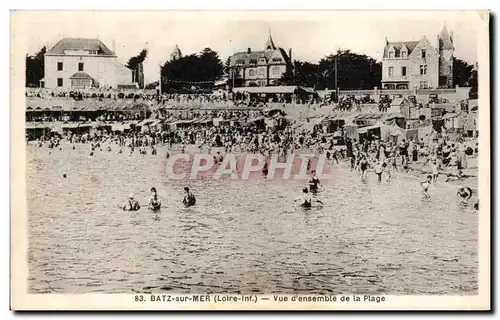 Batz sur mer Cartes postales Vue d&#39ensemble de la plage