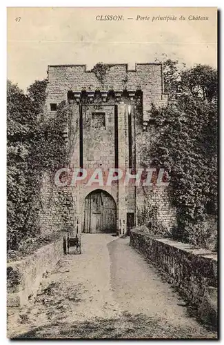 Clisson Ansichtskarte AK Porte principale du chateau