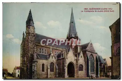 Guerande Ansichtskarte AK La collegiale St Aubon (cote Sud)