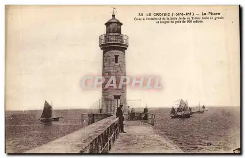 Le Croisic Cartes postales Le phare (lighthouse)