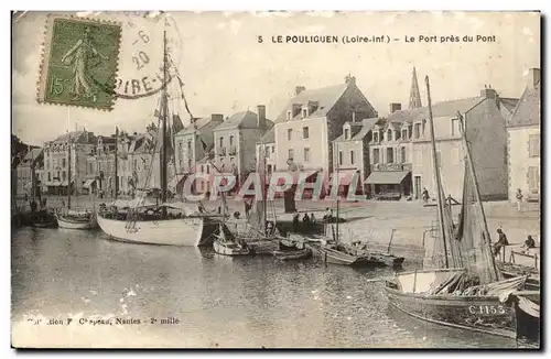 Le Pouliguen Cartes postales Le port pres du pont