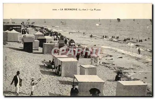 La Bernerie Ansichtskarte AK La plage