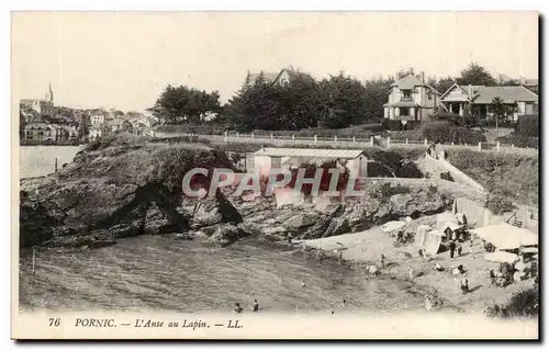 Pornic Cartes postales L&#39anse au lapin