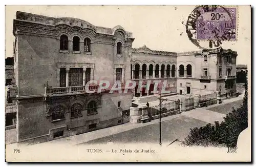 Tunisie Tunis Ansichtskarte AK le palais de justice