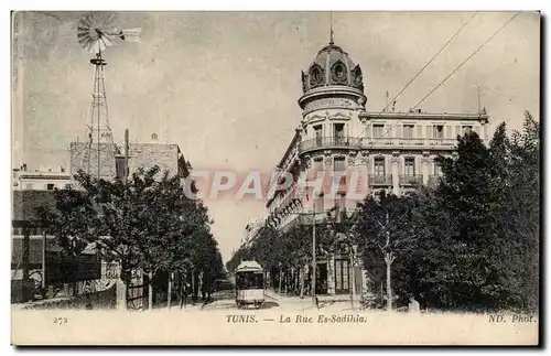 Tunisie Tunis Ansichtskarte AK la rue Es Sadihia