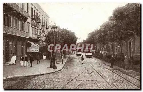 Tunisie Tunis Ansichtskarte AK Avenue Jules Ferry (coiffeur francais)