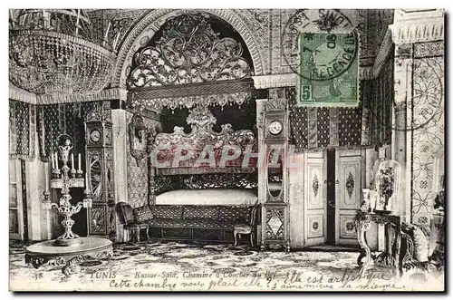 Tunisie Tunis Cartes postales Kussar SAid Chambre a coucher du Bey