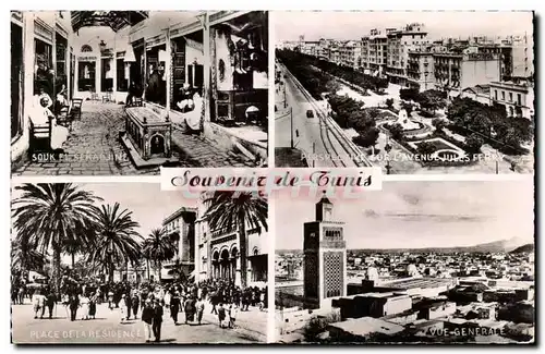 Tunisie Tunis Cartes postales moderne Souvenir