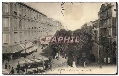 Tunisie Cartes postales Tunis Avenue de France