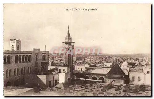 Tunisie Cartes postales Tunis Vue generale