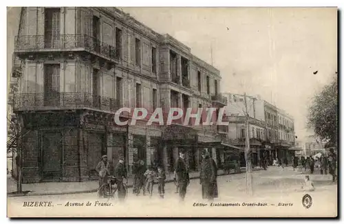 Tunisie Ansichtskarte AK Bizerte Avenue de France