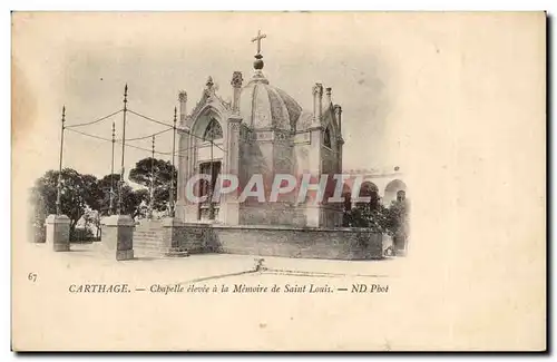 Tunisie Cartes postales Carthage Chapelle elevee a la memoire de Saint Louis