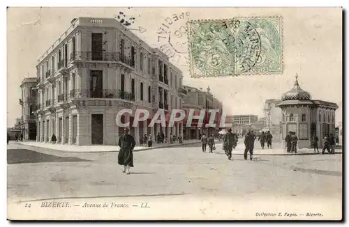 Tunisie Ansichtskarte AK Bizerte Avenue de France