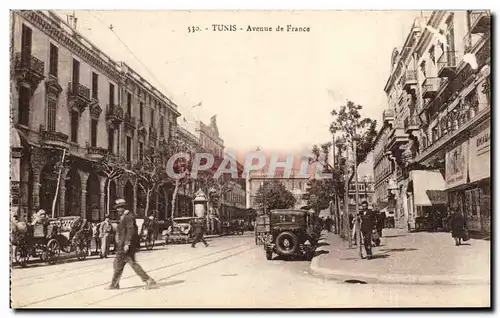 Tunisie Cartes postales Tunis Avenue de France