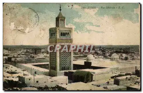 Tunisie Cartes postales Tunis Vue generale