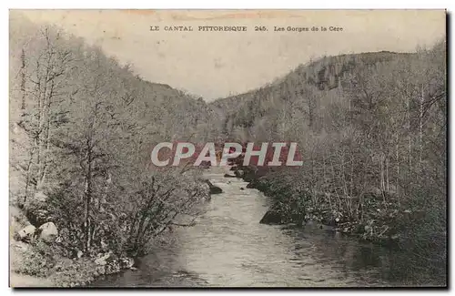 Ansichtskarte AK Cantal Les gorges de la Cere