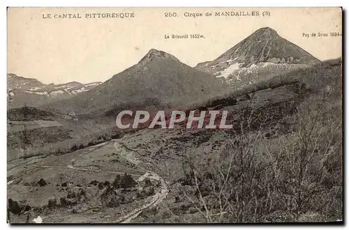 Ansichtskarte AK Cantal Cirque de Mandailles