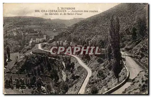 Cartes postales Chaudesaigues Jonction des routes de Garabit et de Saint Flour