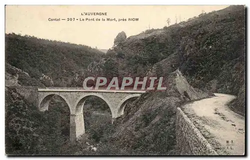 Ansichtskarte AK Cantal Le pont de la mort pres Riom