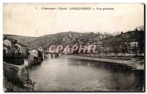 Cantal Ansichtskarte AK Laroquebrou Vue generale