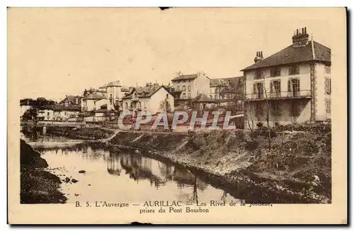 Aurillac Cartes postales Les rives de la Jordane prises au pont Bourbon