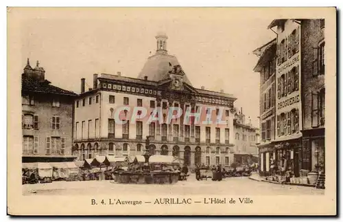 Aurillac Cartes postales L&#39hotel de ville