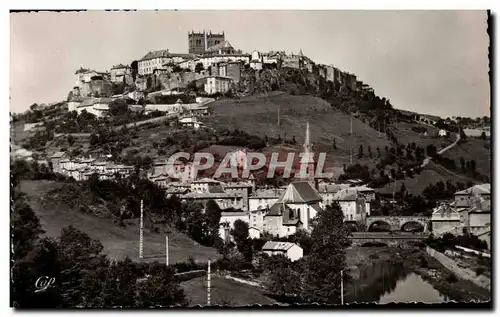 Saint Flour Moderne Karte Vue generale