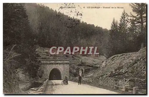 Le Lioran Cartes postales Tunnel de la Route