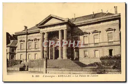 Cartes postales Auvergne Aurillac Le palais de justice