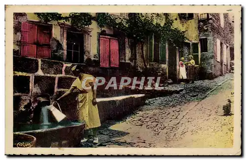 Auvergne Cartes postales Chaudesaignes La merveilleuse source du Par