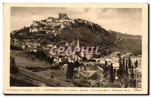 Auvergne Cantal Cartes postales Saint Flour Vue generale