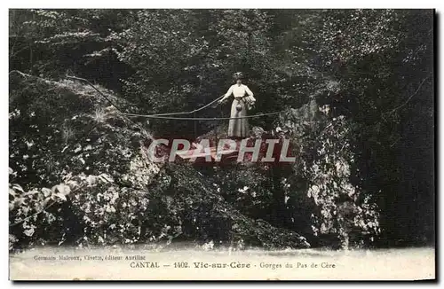 Auvergne Cantal Ansichtskarte AK Vic sur CEre Gorges du pas de Cere