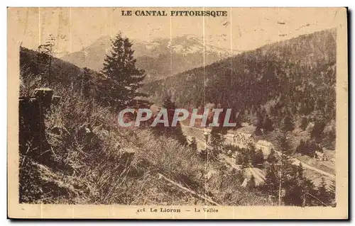 Auvergne Cantal Ansichtskarte AK Le Lioran La vallee