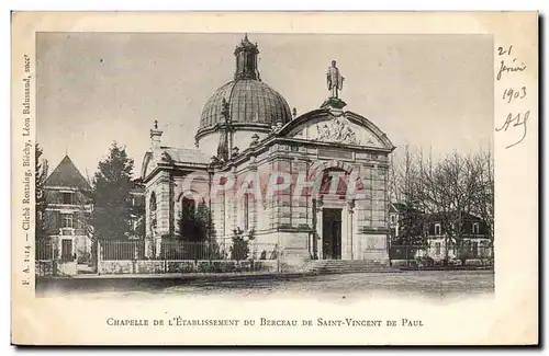 DAx Cartes postales Chapelle de l&#39etablissement du berceau de Saint Vincent de Paul