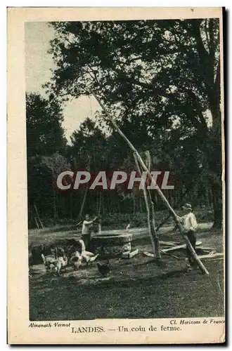 Landes Cartes postales Un coin de ferme