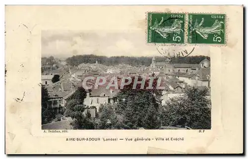 Aire sur Adour Cartes postales Vue generale Ville et eveche