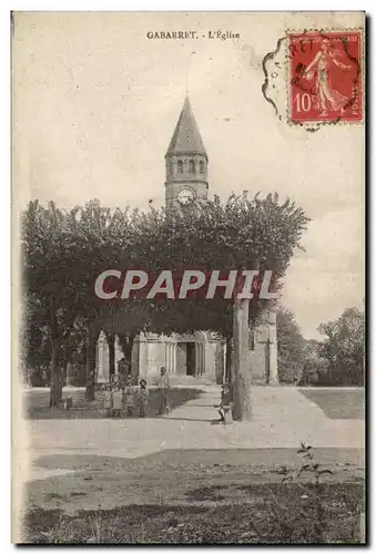 Gabarret Ansichtskarte AK L&#39eglise