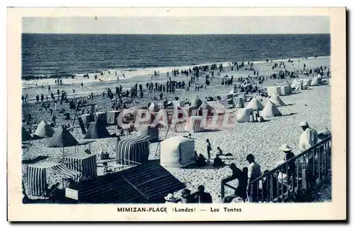 Mimizan Plage Cartes postales Les tentes